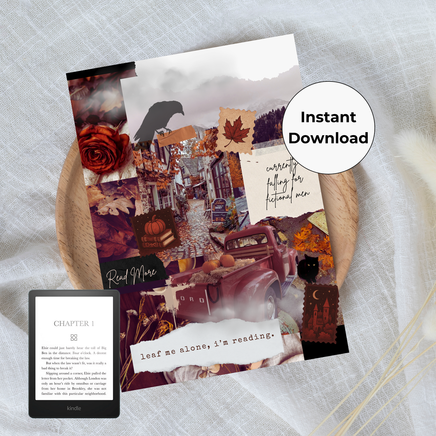 Postmarked Printable Kindle Insert