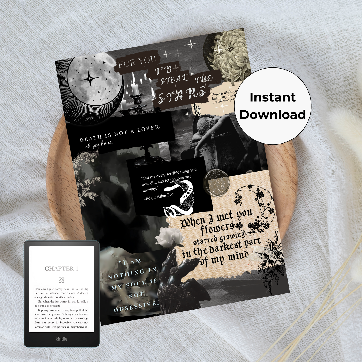 Dark Affair Printable Kindle Insert