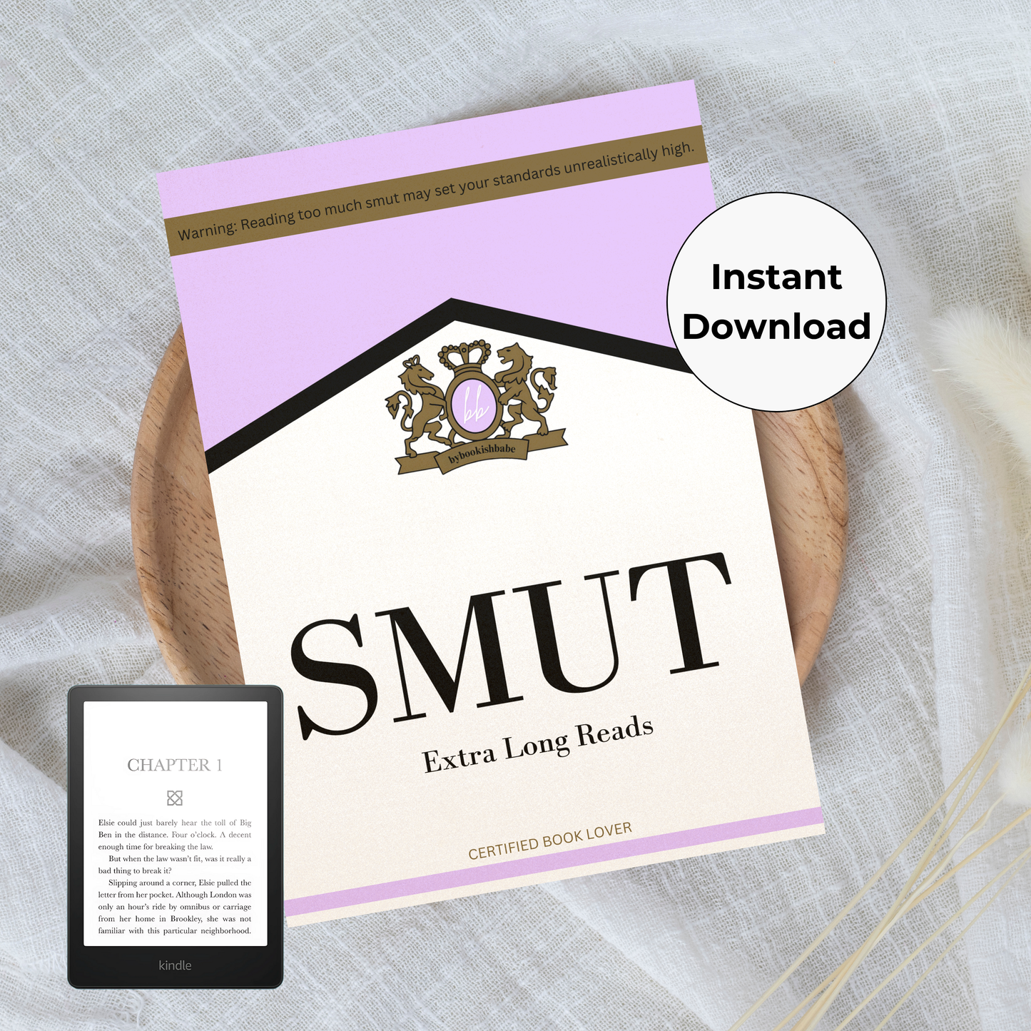 Purple Marlboro Printable Kindle Insert