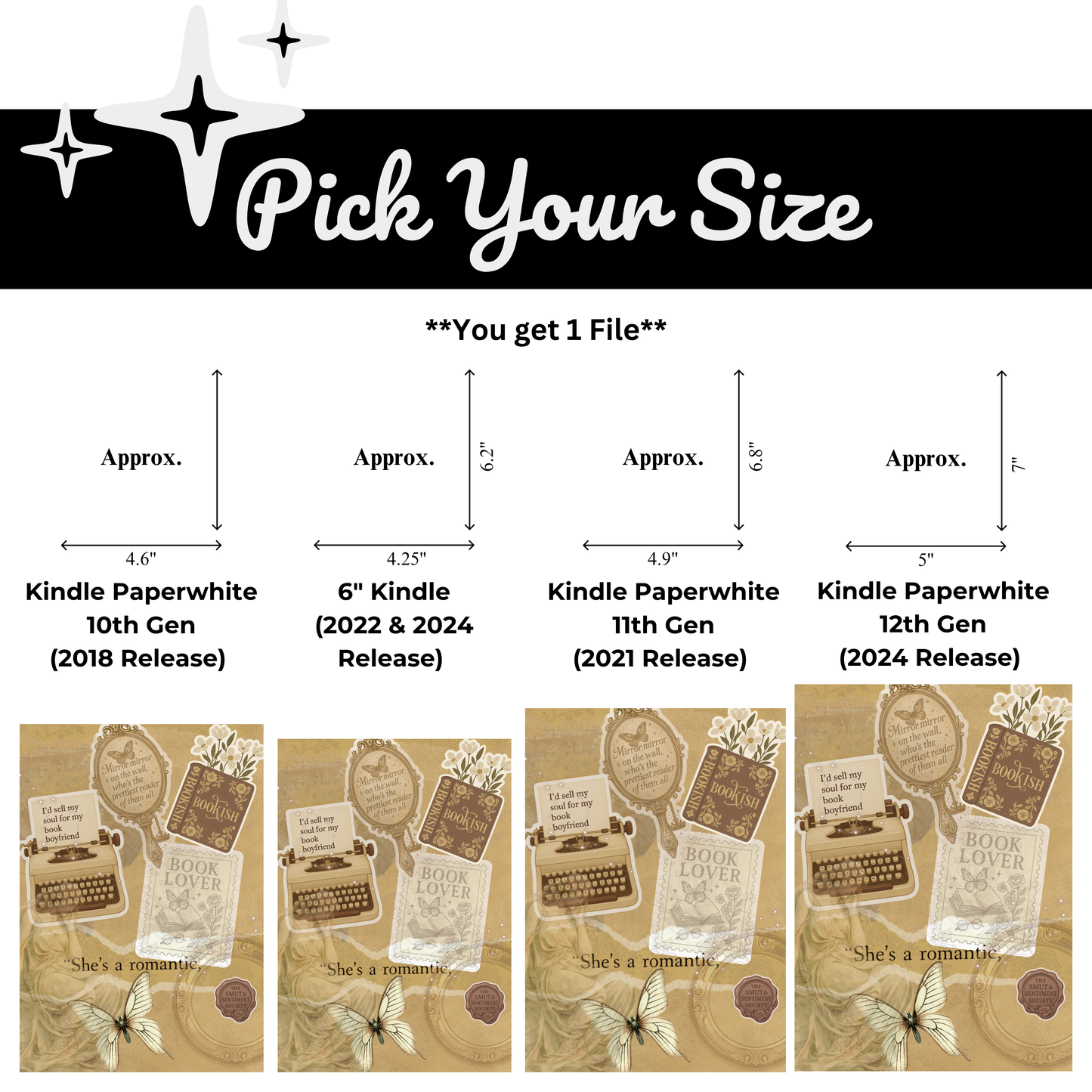 Golden Devotion Printable Kindle Insert