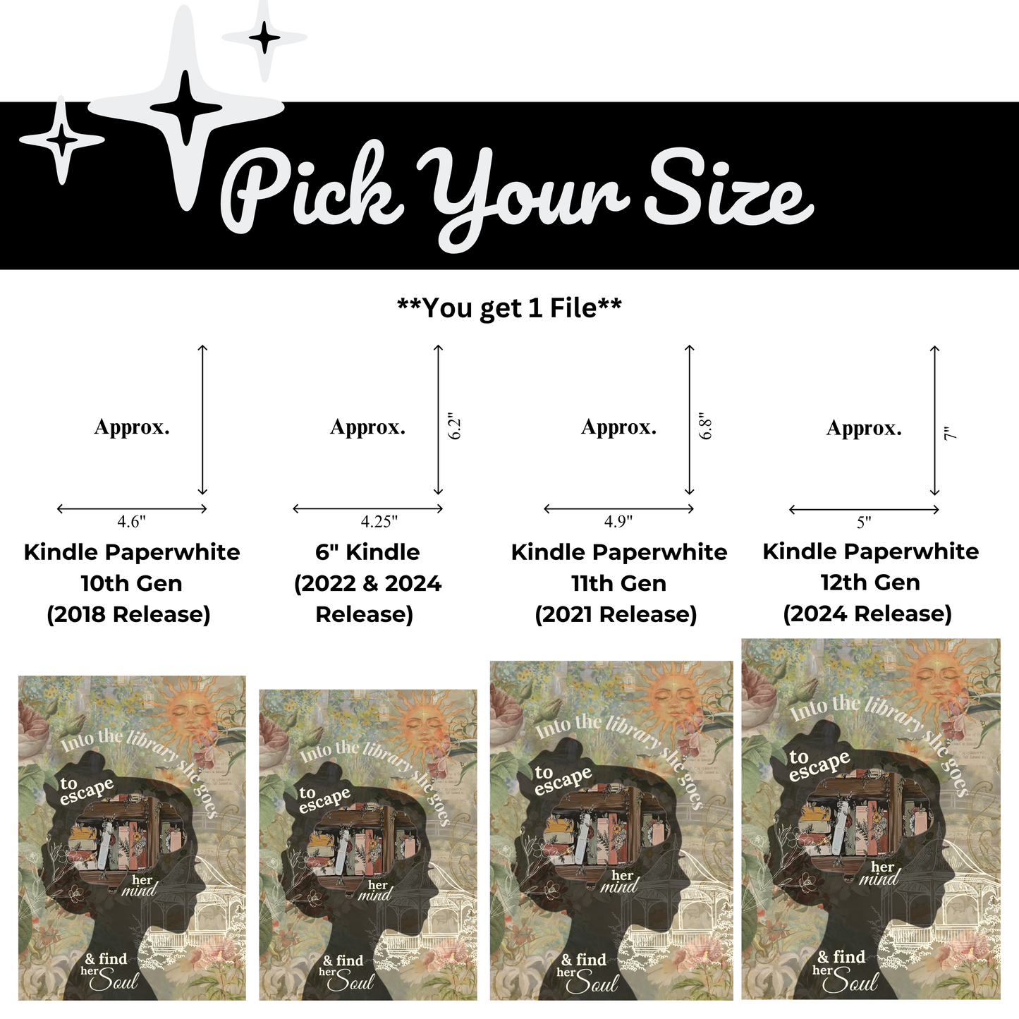 Summer Day - Kindle Insert (Printable)