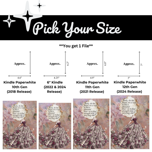 Blushing Rose - Kindle Insert