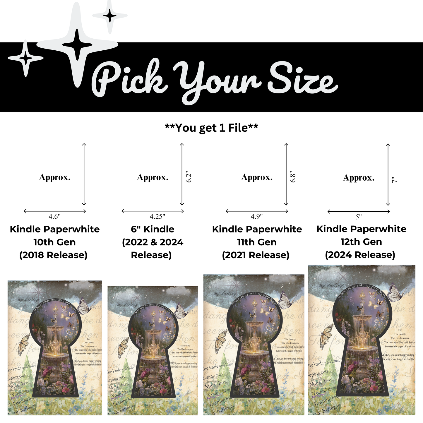 Summer Escape - Kindle Insert (Printable)