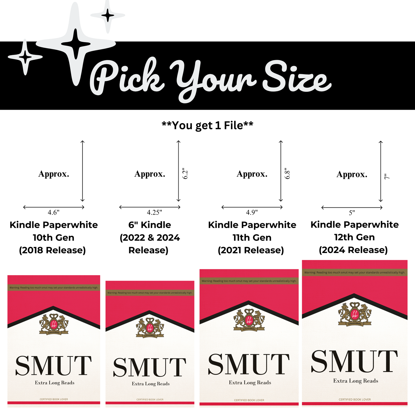 Red Marlboro - Kindle Insert (Printable)