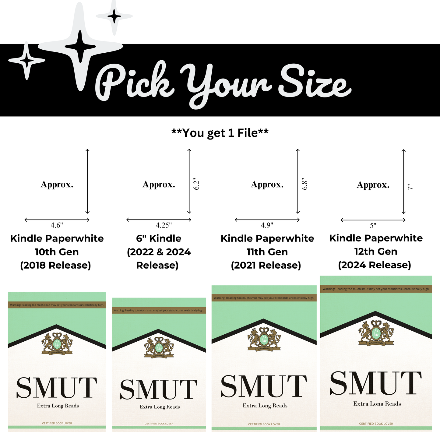 Green Marlboro - Kindle Insert (Printable)