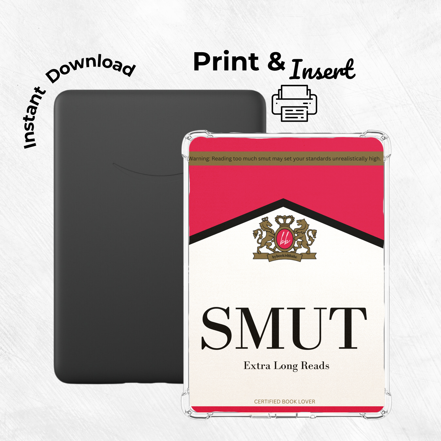 Red Marlboro Printable Kindle Insert