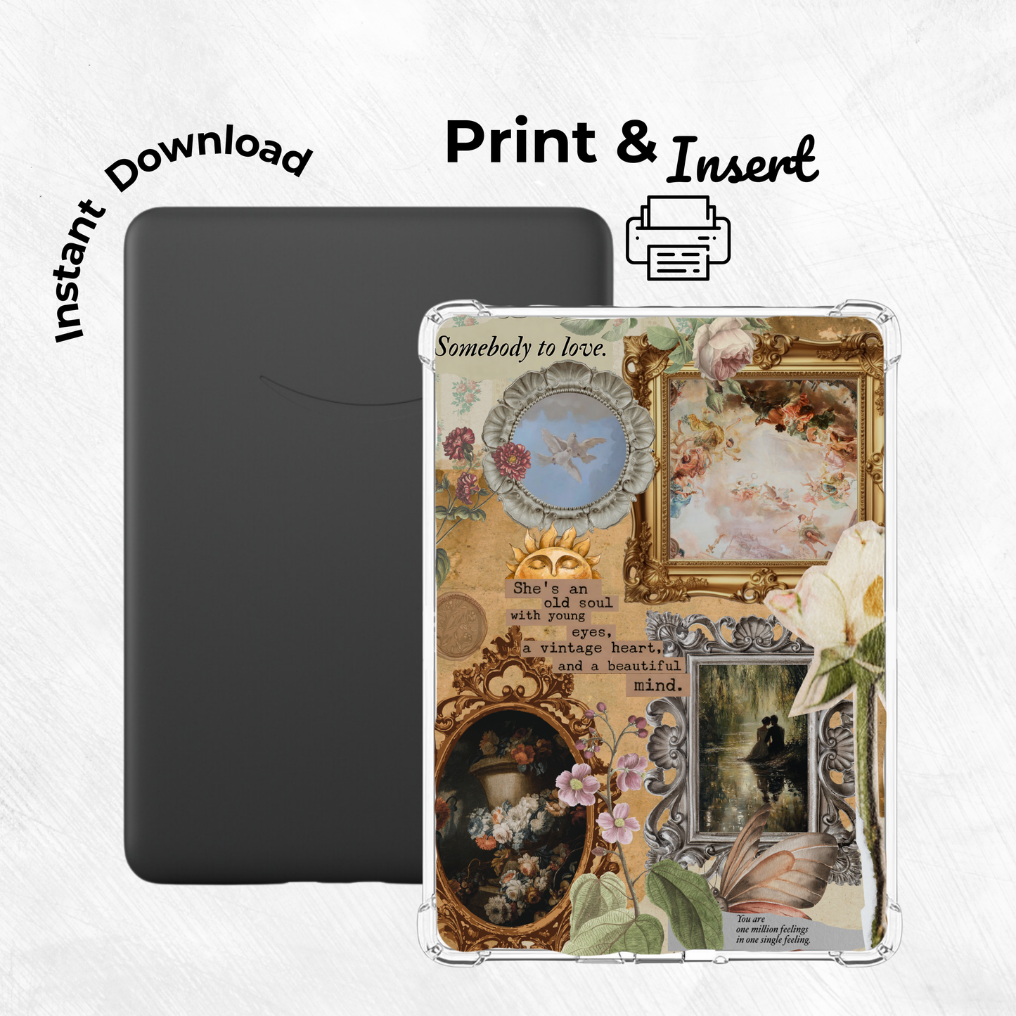 Vintage Affair Printable Kindle Insert