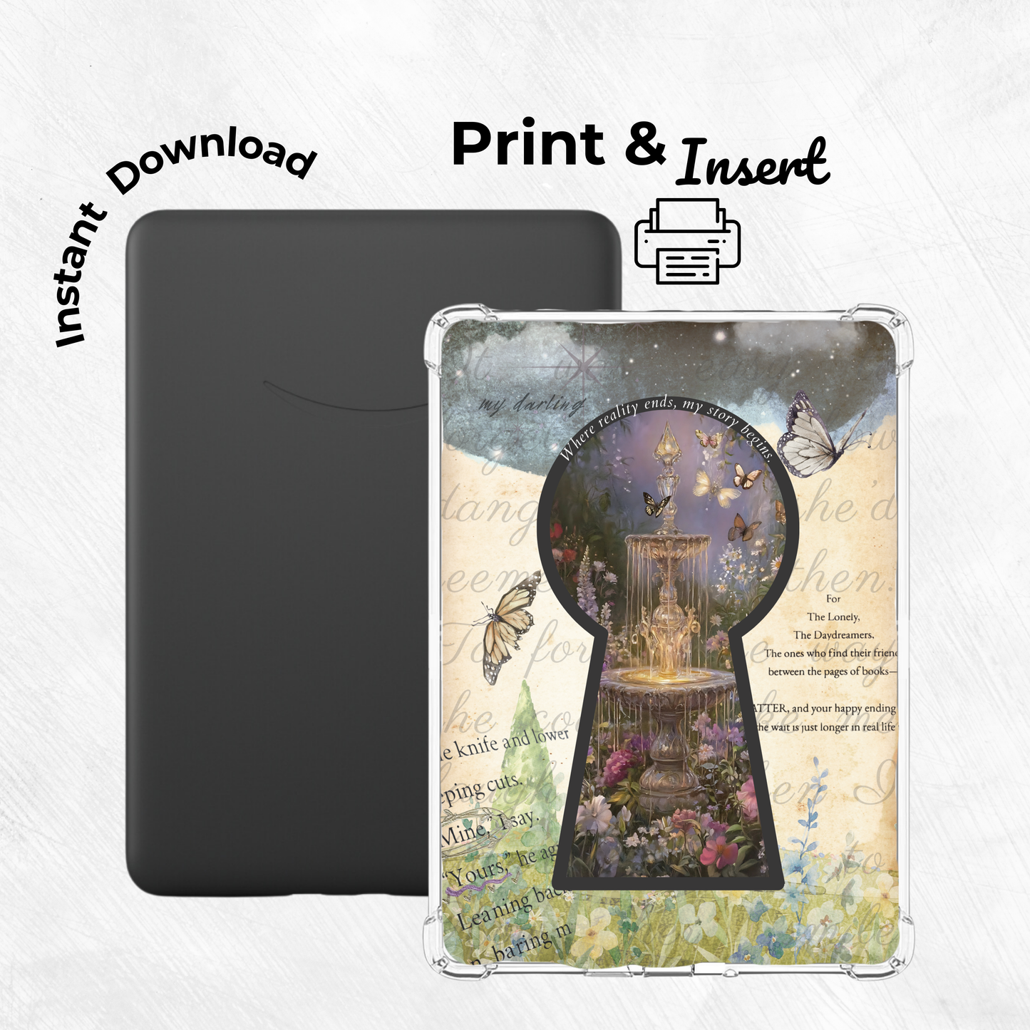 Summer Escape Printable Kindle Insert