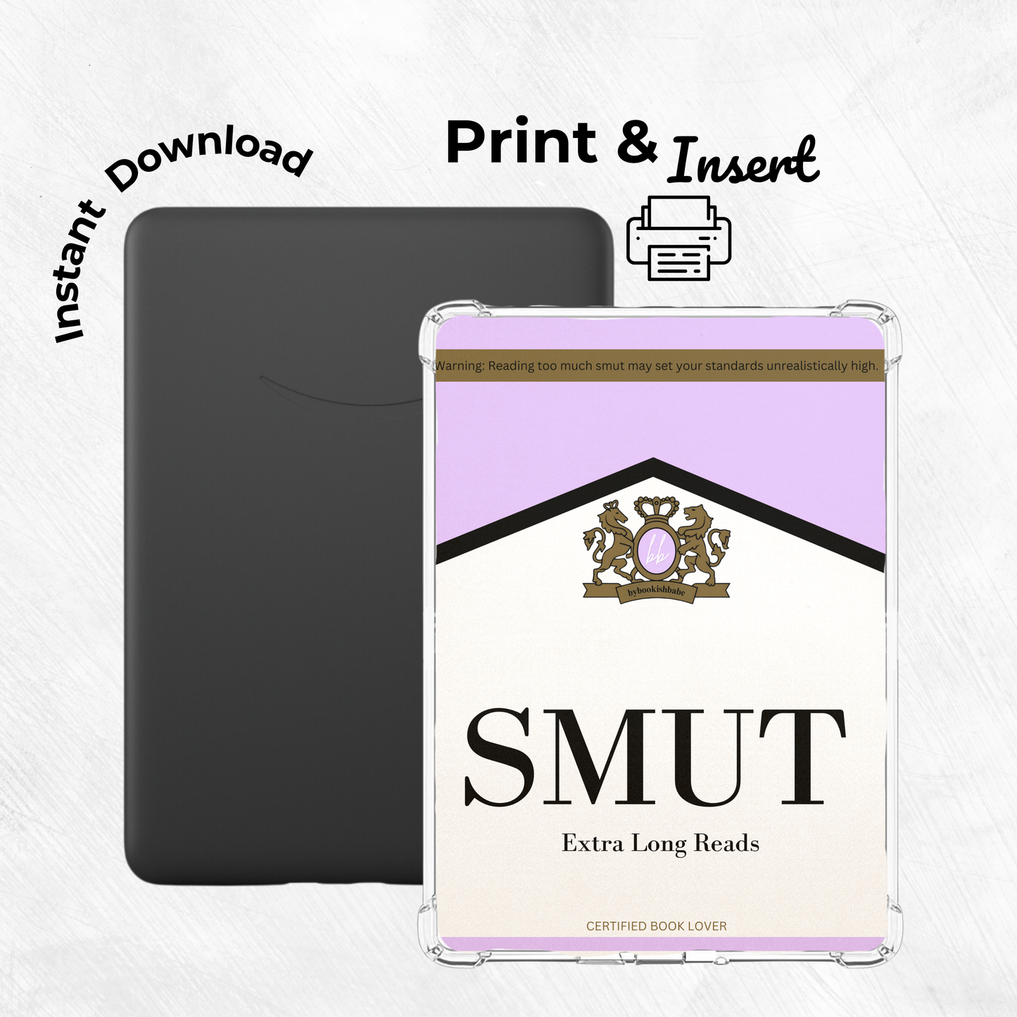 Purple Marlboro Printable Kindle Insert