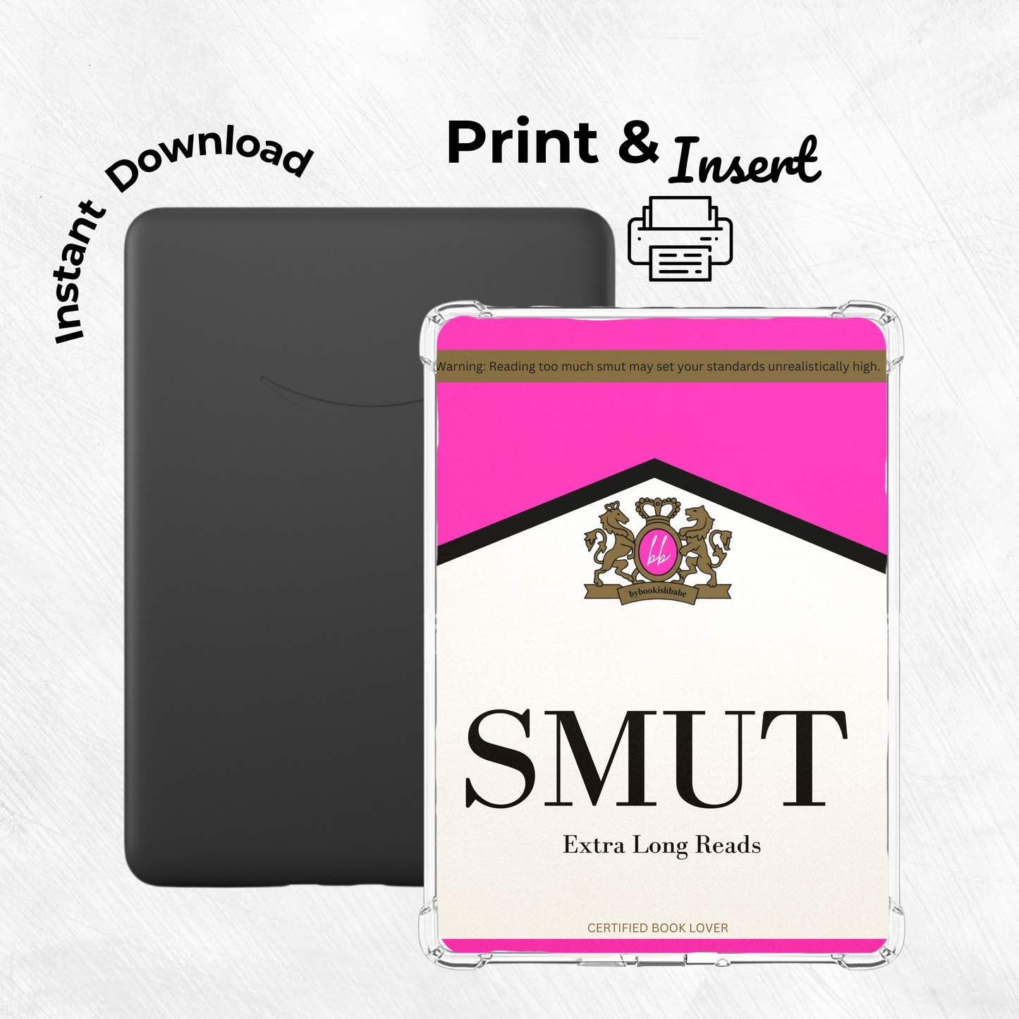 Pink Marlboro Printable Kindle Insert