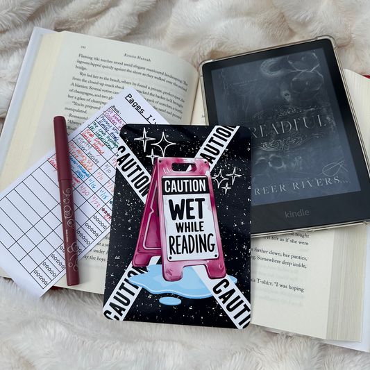 Caution Wet While Reading - Kindle Insert