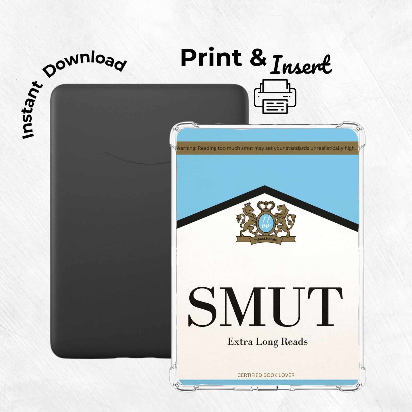 Blue Marlboro Printable Kindle Insert