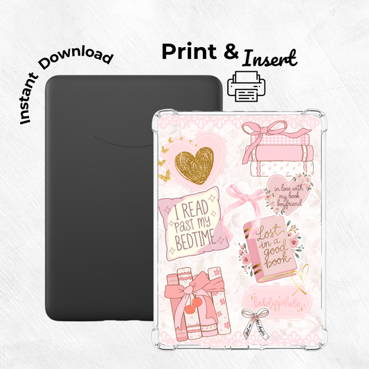 Pastel Pink Dream Printable Kindle Insert