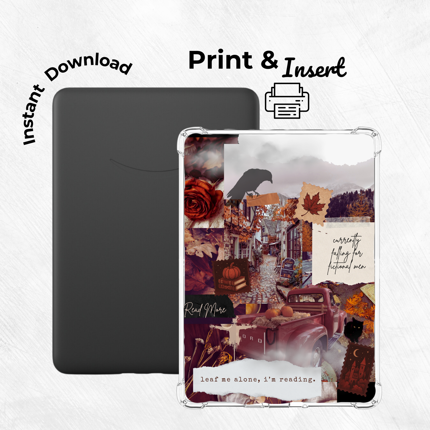 Postmarked Printable Kindle Insert