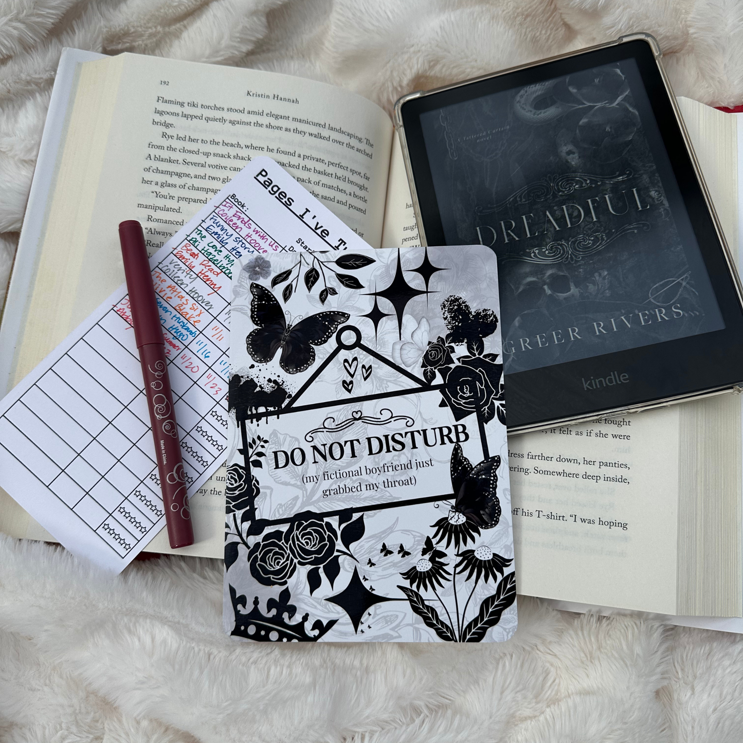 Do Not Disturb BW Paperwhite Kindle Insert