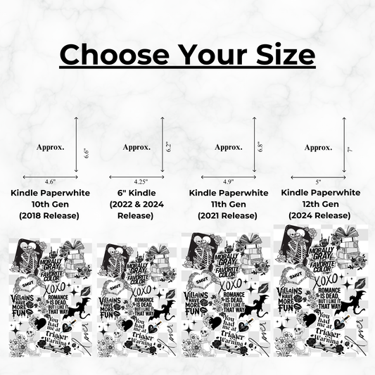 Dark Romance BW - Kindle Insert