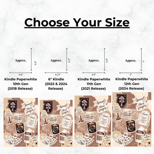 Cream Book Dream - Kindle Insert