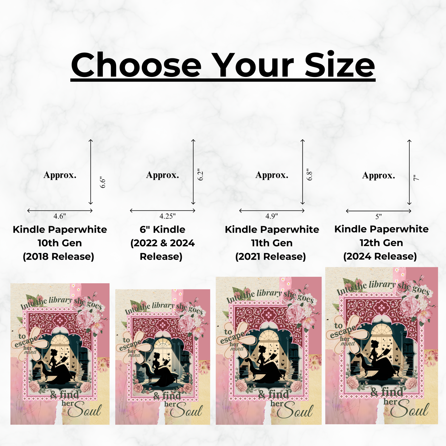 Pink Escape - Kindle Insert