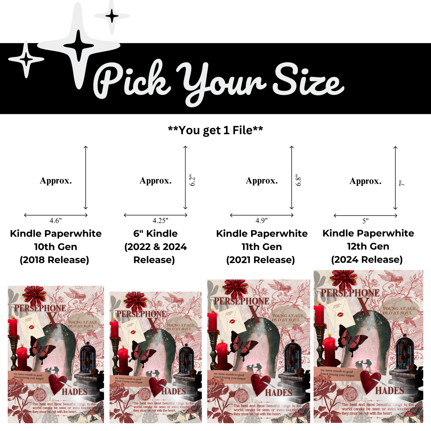 Divine Affair Paperwhite Kindle Insert