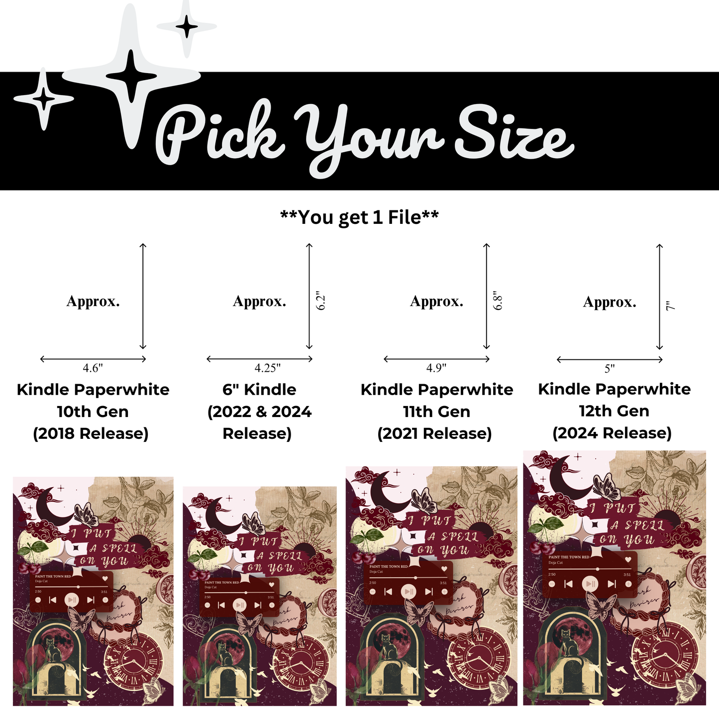 Ethereal Aesthetic - Kindle Inserts