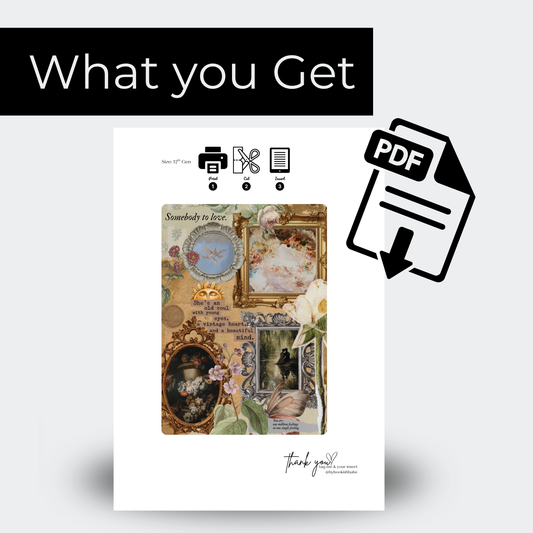 Vintage Affair - Kindle Insert (Printable)