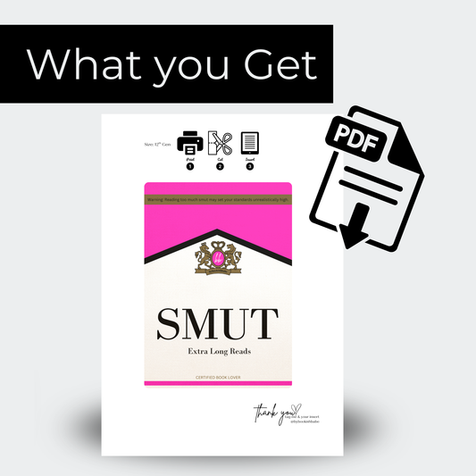 Pink Marlboro - Kindle Insert (Printable)