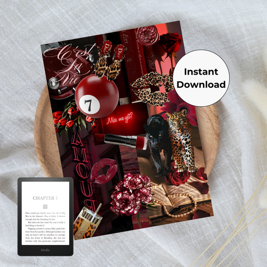 Red THAT Girl Printable Kindle Insert