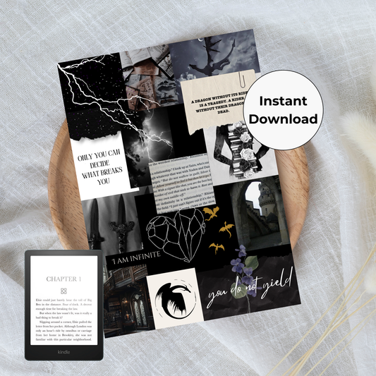 Fourth Wing Inspired - Kindle Insert (Printable)