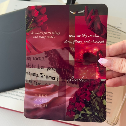 Red Haze Paperwhite Kindle Insert