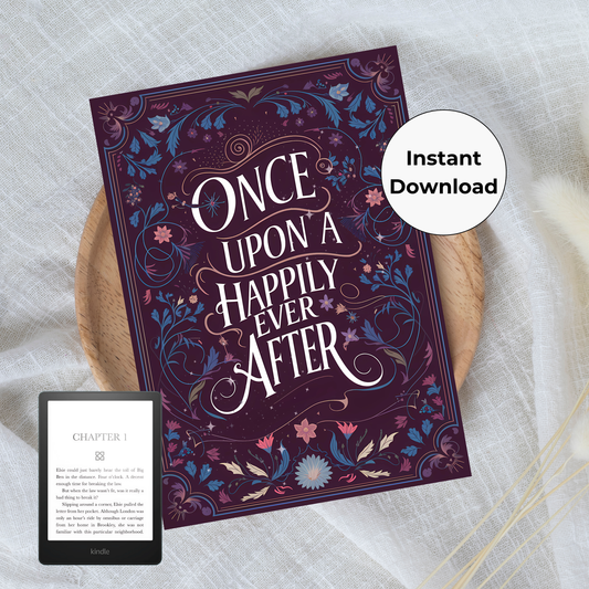 Once Upon A Happily Ever After Printable Kindle Insert