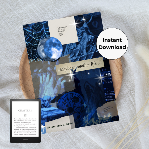 somewhere in another life - kindle insert (printable)