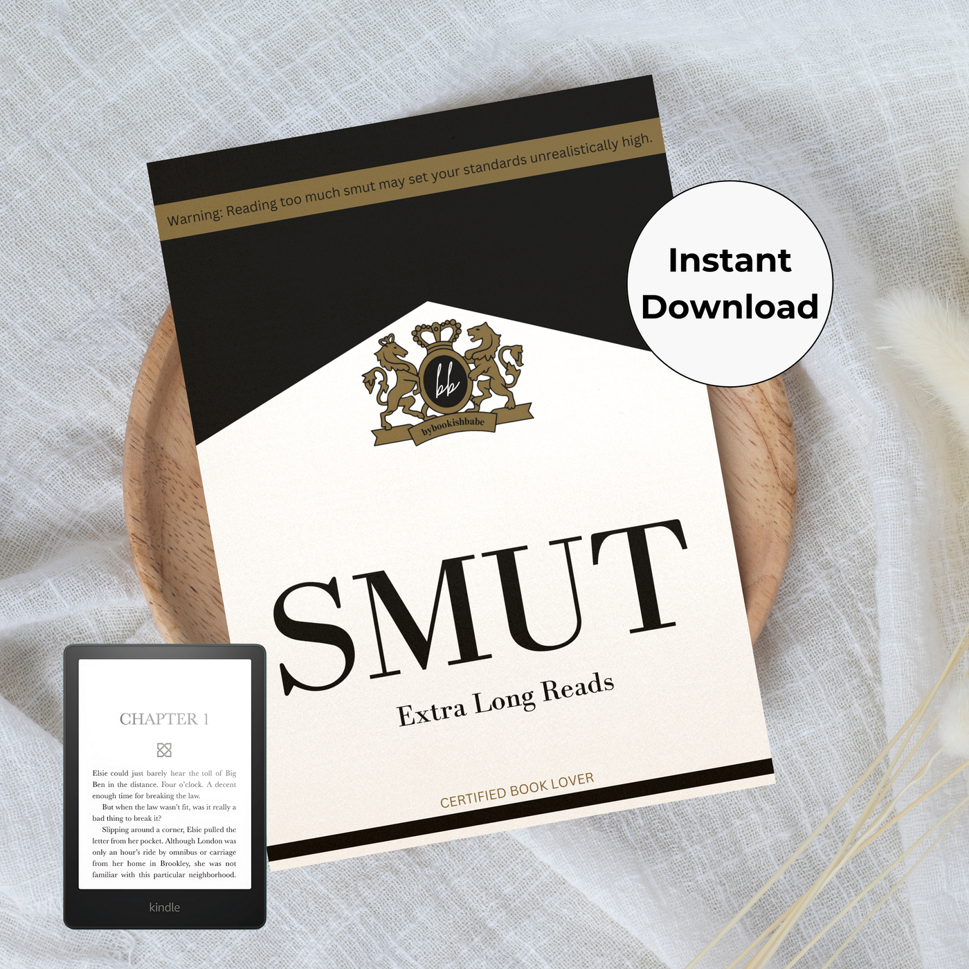 Black Marlboro Printable Kindle Insert