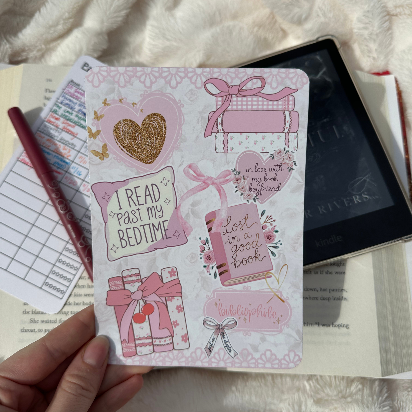 Pastel Pink Dream - Kindle Insert