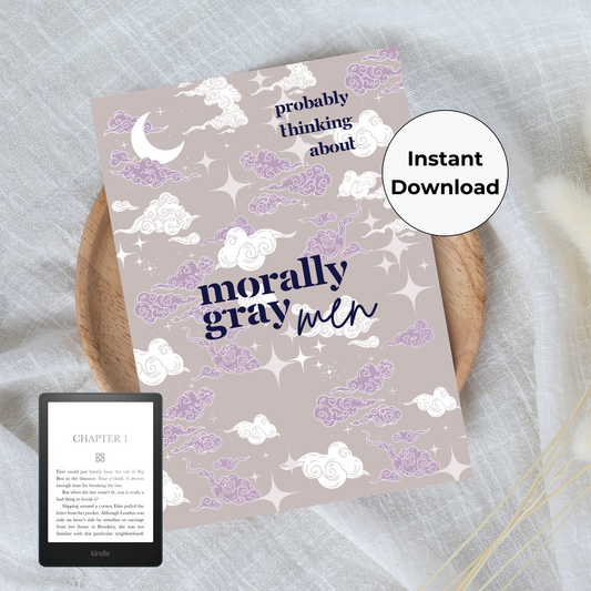 lost in clouds - kindle insert (printable)