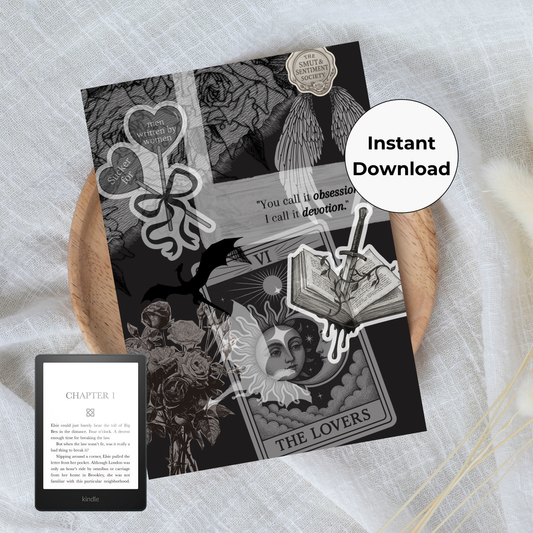 Inked In Want Printable Kindle Insert