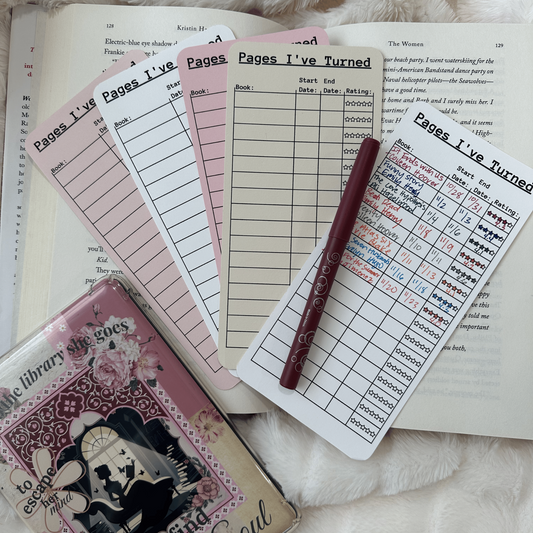 Pages I've Turned – Book Tracker Bookmark