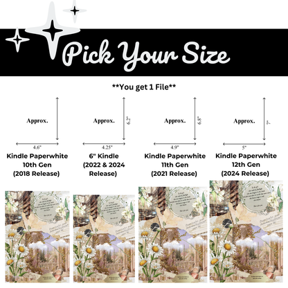 Summer Dream Printable Kindle Insert