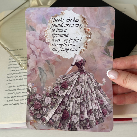 Blushing Rose Paperwhite Kindle Insert