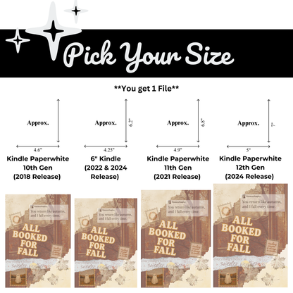 Autumn Air Mail Printable Kindle Insert