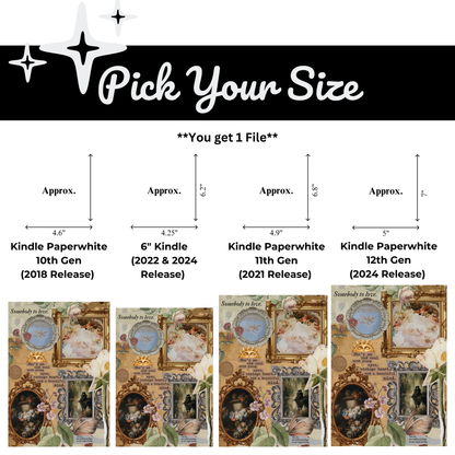 Vintage Affair Printable Kindle Insert