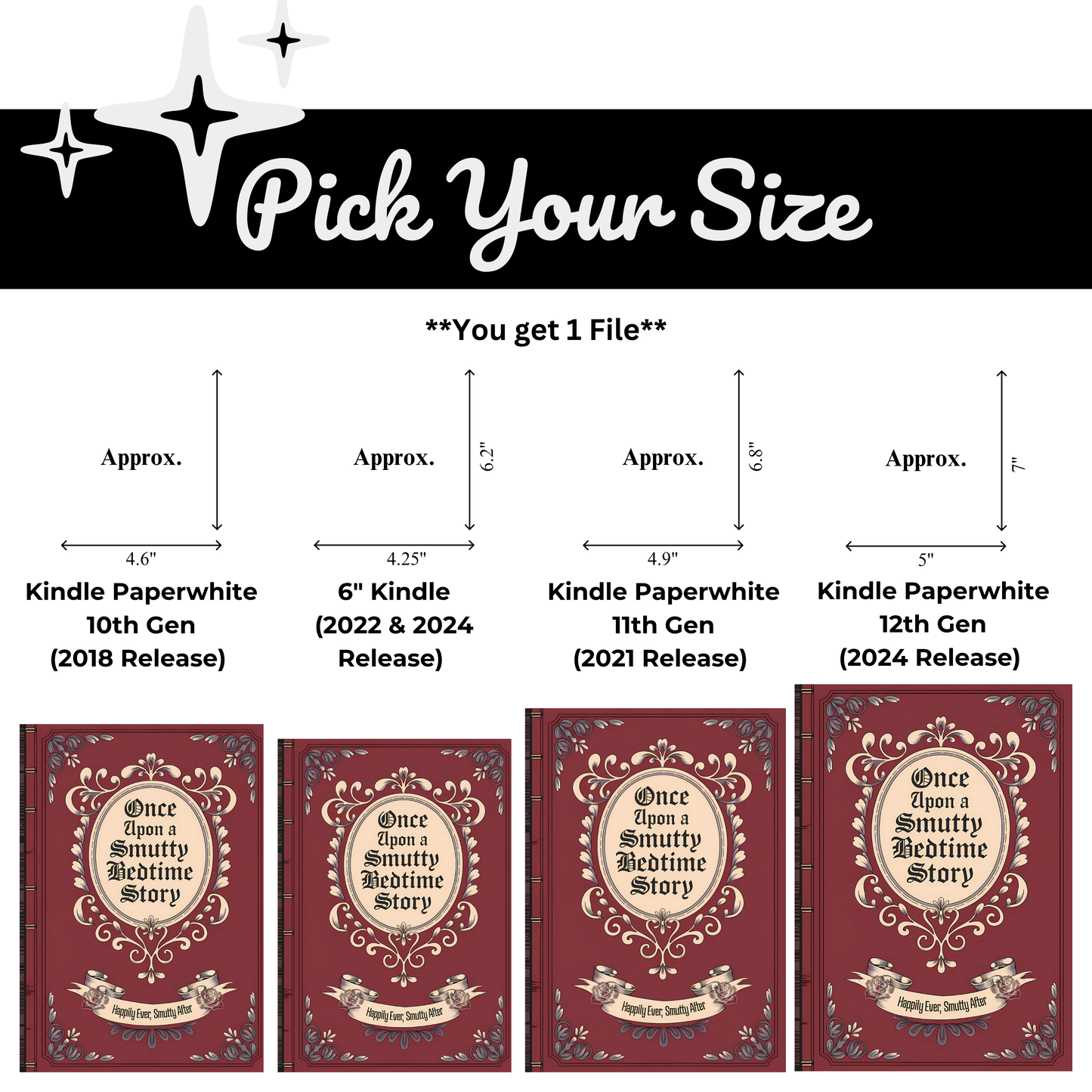 Once Upon A Smutty Bedtime Story Printable Kindle Insert