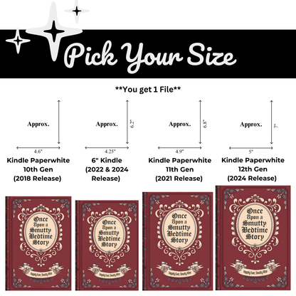 Once Upon A Smutty Bedtime Story Printable Kindle Insert