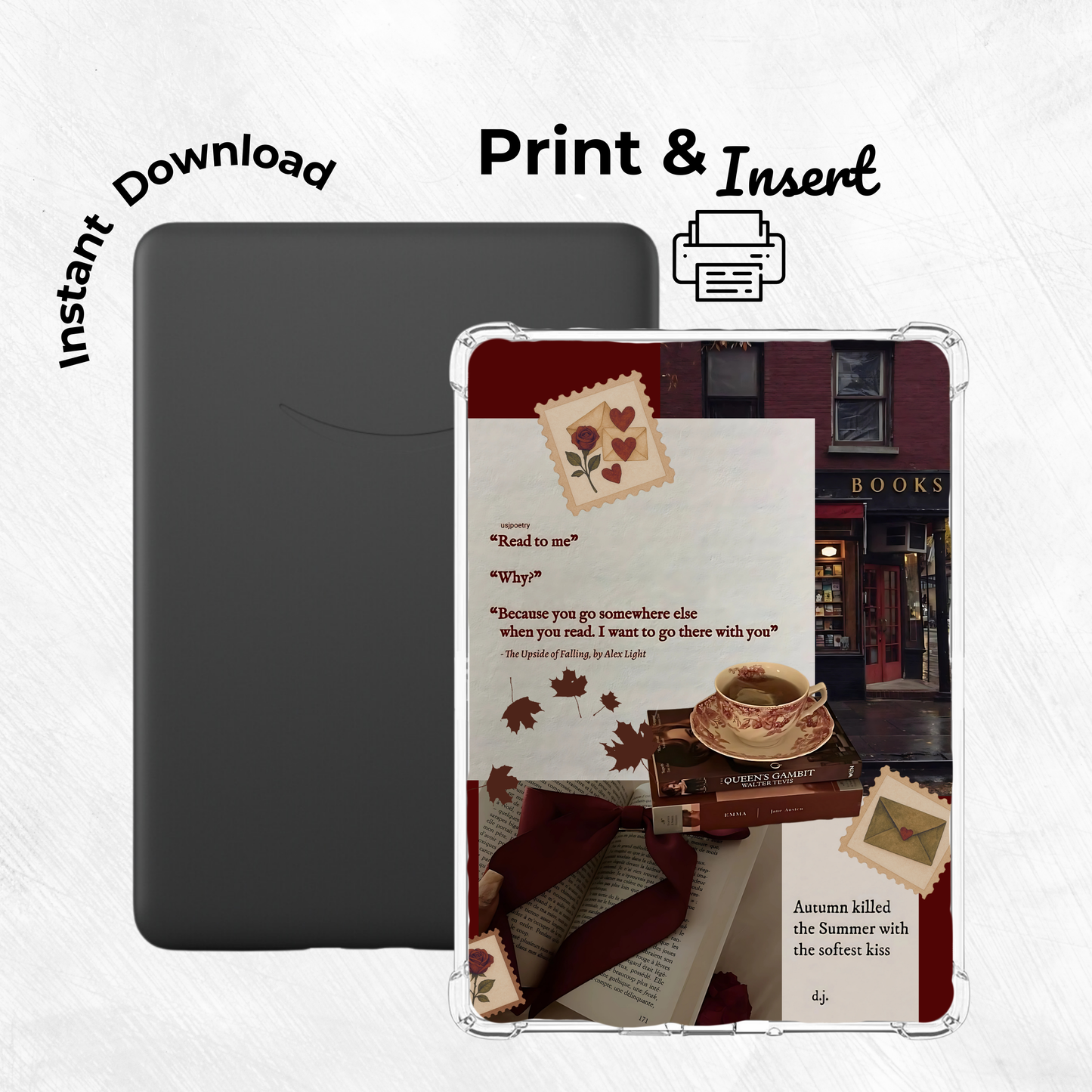 Love Letter Printable Kindle Insert