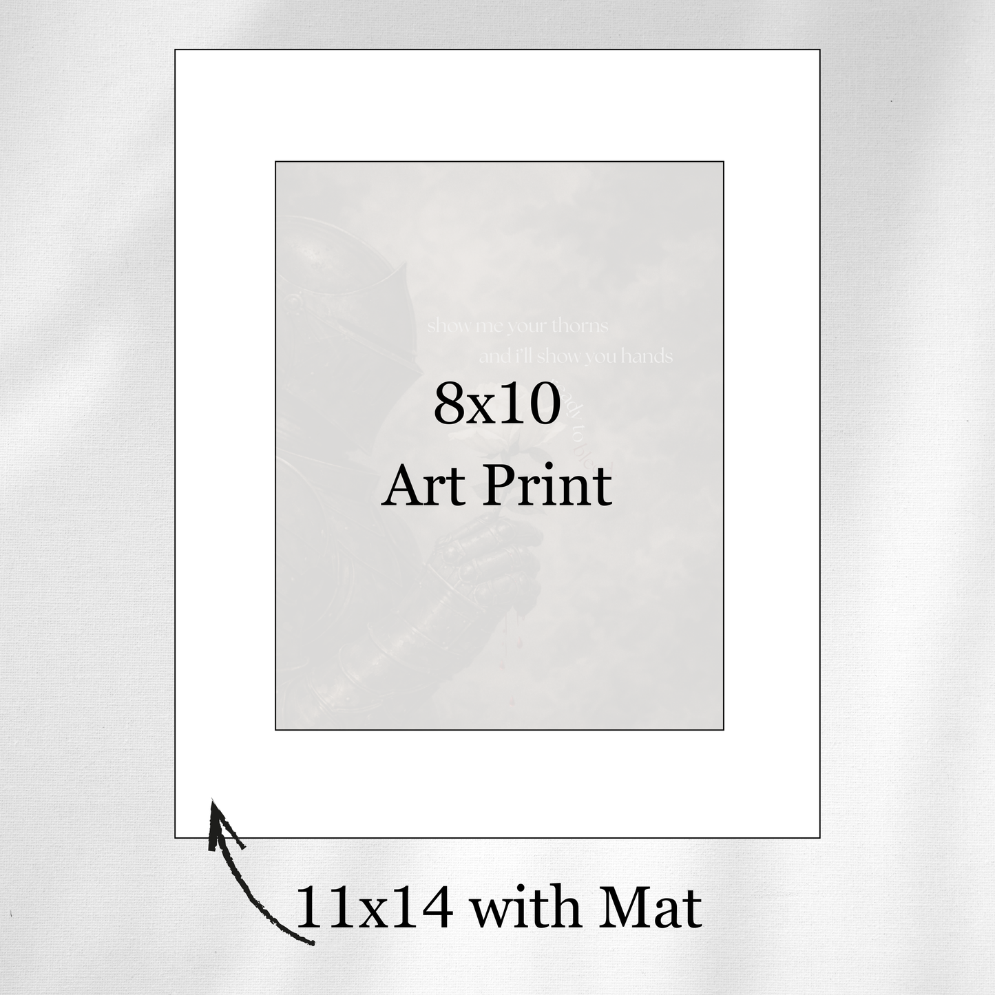 Show Me Your Thorns 8x10 - Art Print