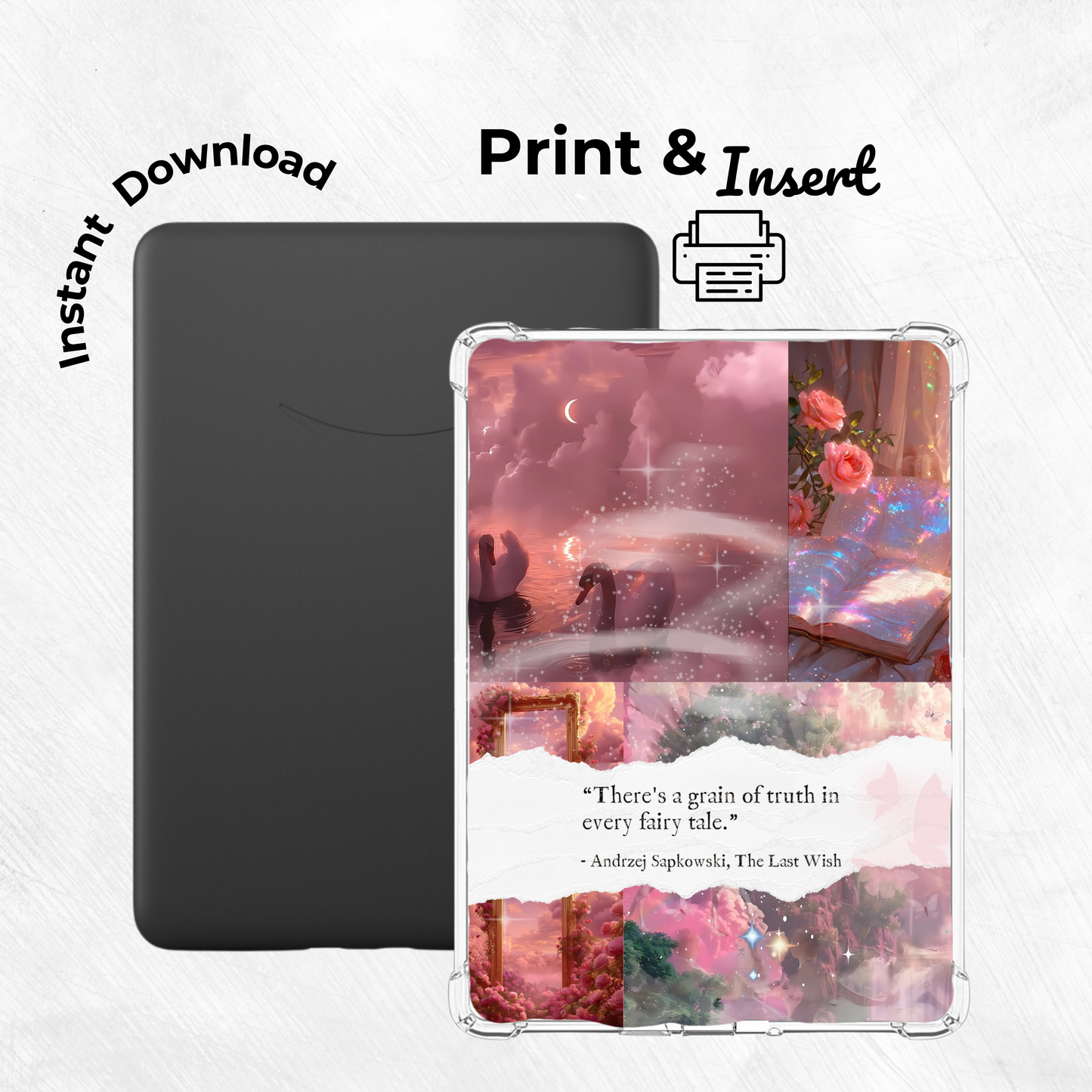 Fairy Blush Printable Kindle Insert