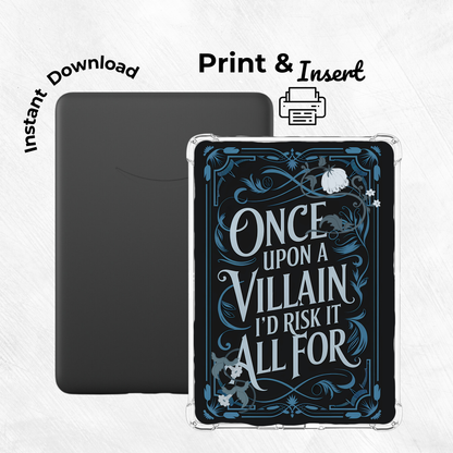 Once Upon A Villain - Kindle Insert (Printable)