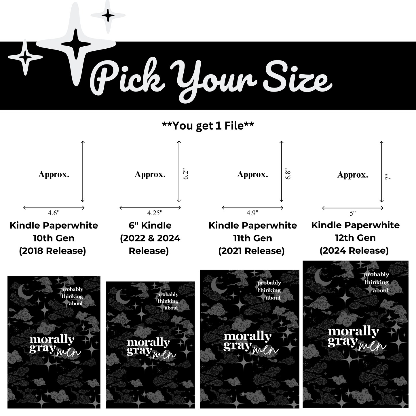 lost in clouds - kindle insert