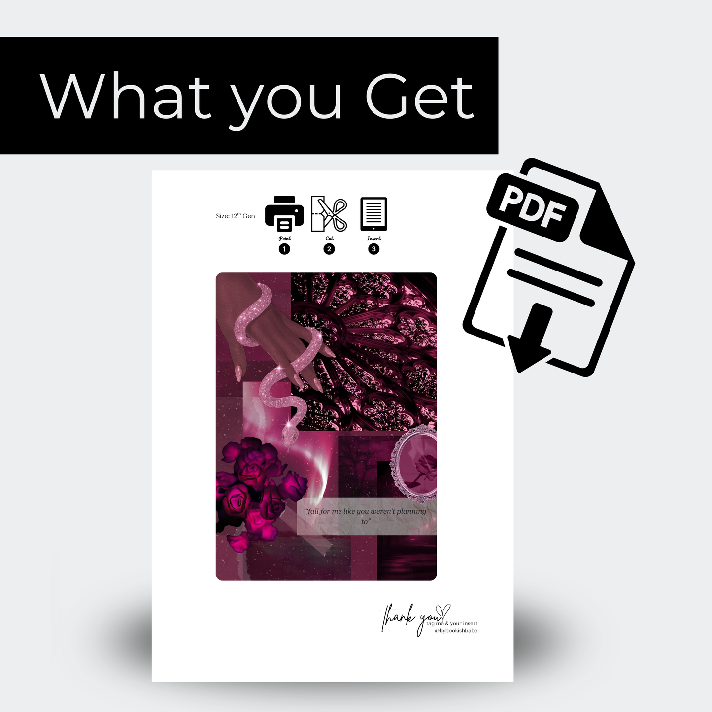 Flirty Delight — Kindle Insert (Printable)