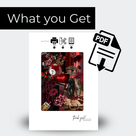 Red THAT Girl - Kindle Insert (Printable)