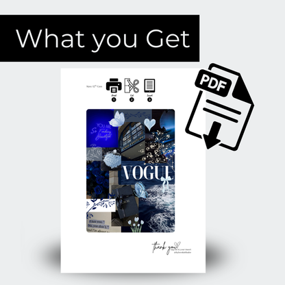 Blue THAT Girl - Kindle Insert (Printable)